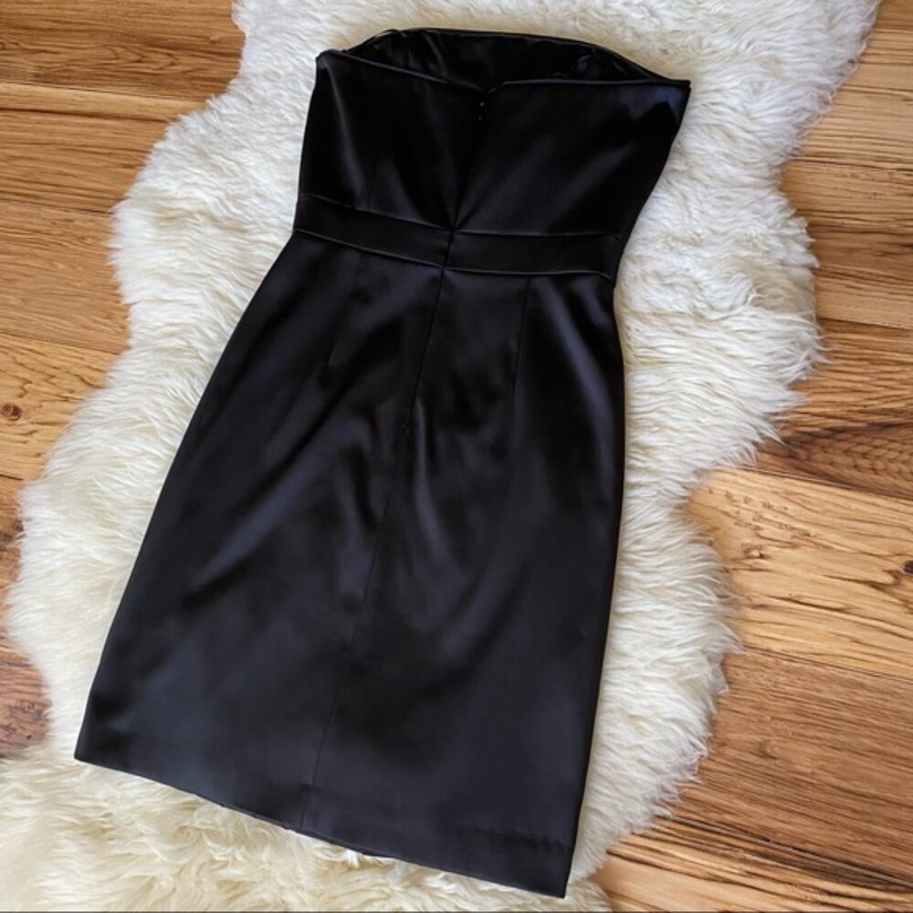 Max And Cleo Herringbone Fitted Strapless Dress S… - image 2